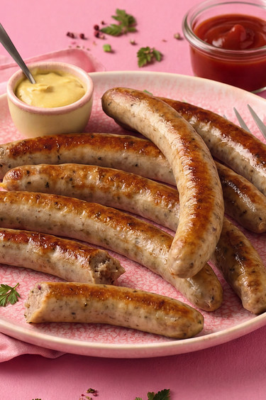 50125 Grobe Bratwurst mit Rind 50125 Grobe Bratwurst mit Rind