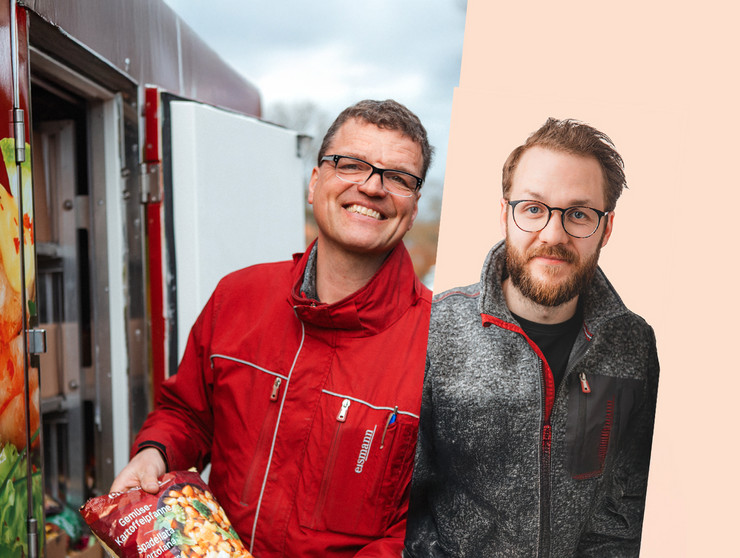 Eismann Blöming und Helge Unterweg auf Tour Eismann Blöming und Helge Unterweg auf Tour