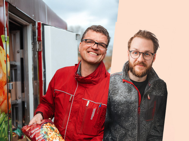 Eismann Blöming und Helge Unterweg auf Tour Eismann Blöming und Helge Unterweg auf Tour