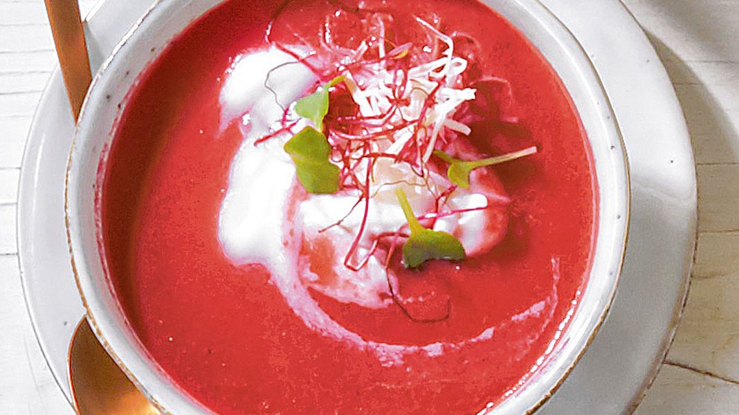 Rote Beete Suppe Mit Saurer Sahne Und Ei - Rezepte Suchen