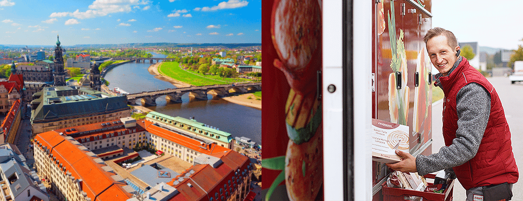 eismann liefert Lebensmittel von A-Z in ganz Dresden.